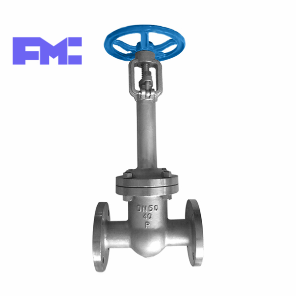 Stainless steel low temperature resistant flange gate valve