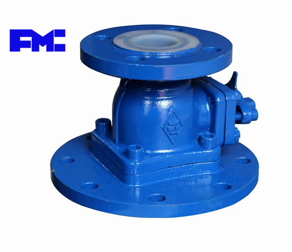 Fq41f46-16c variable diameter reducing fluorine lined discharge valve