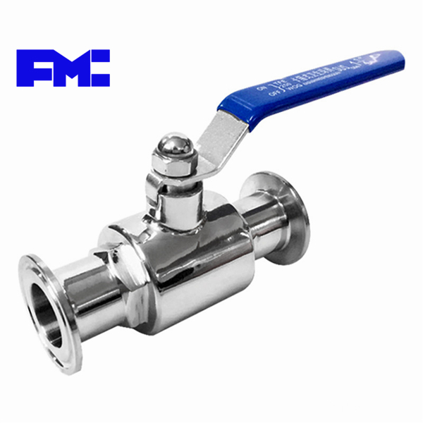 Sanitary quick mounting ball valve