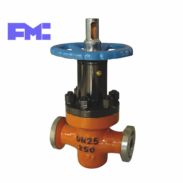 Flat gate valve clamp type ferrule type special valve for high pressure oil field