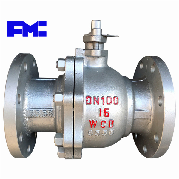 Q41f-16c cast steel flanged ball valve